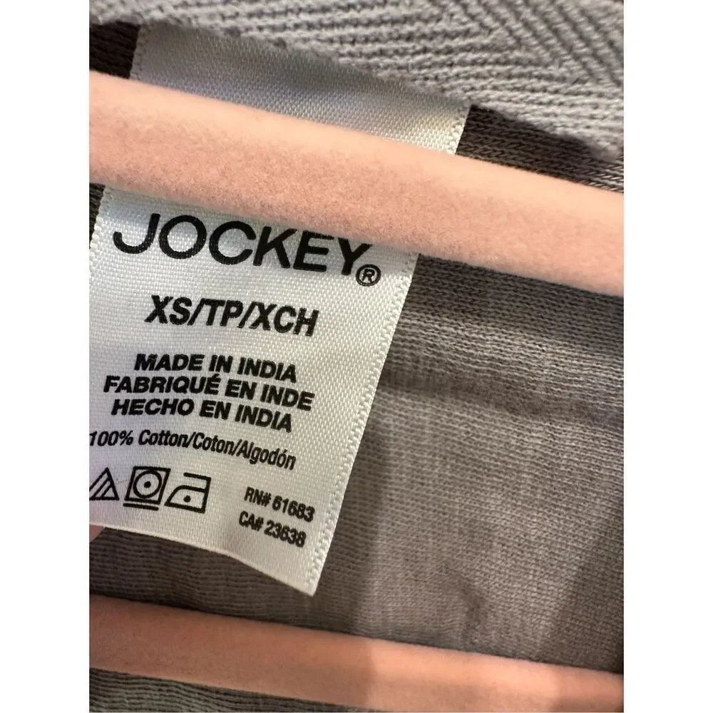 Jockey Gray Oversized French Terry Shacket With Pockets Size XS New
